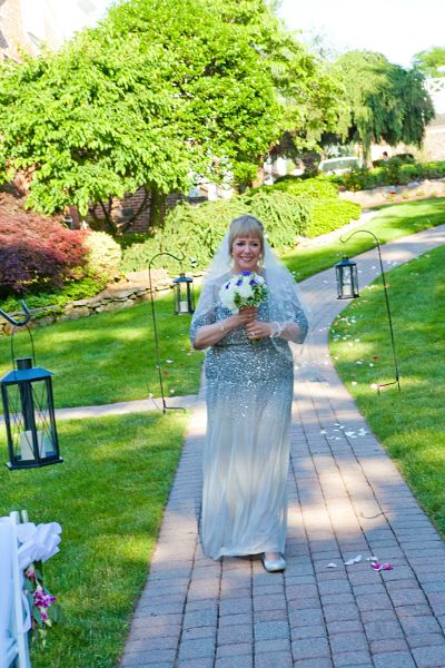 Rev. Donna Walking down the Aisle