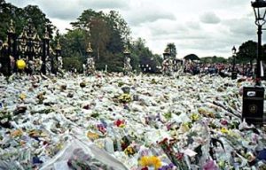 Sea of Flowers outside Kensington Palace